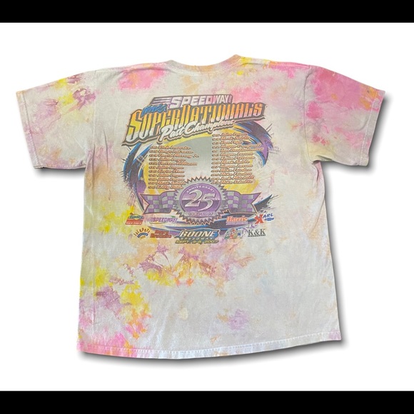 TIE-DYED SPEEDWAY RACING TEE - (M-L) - Picture 3 of 4